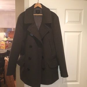 J Crew Dock Peacoat with Thinsulate